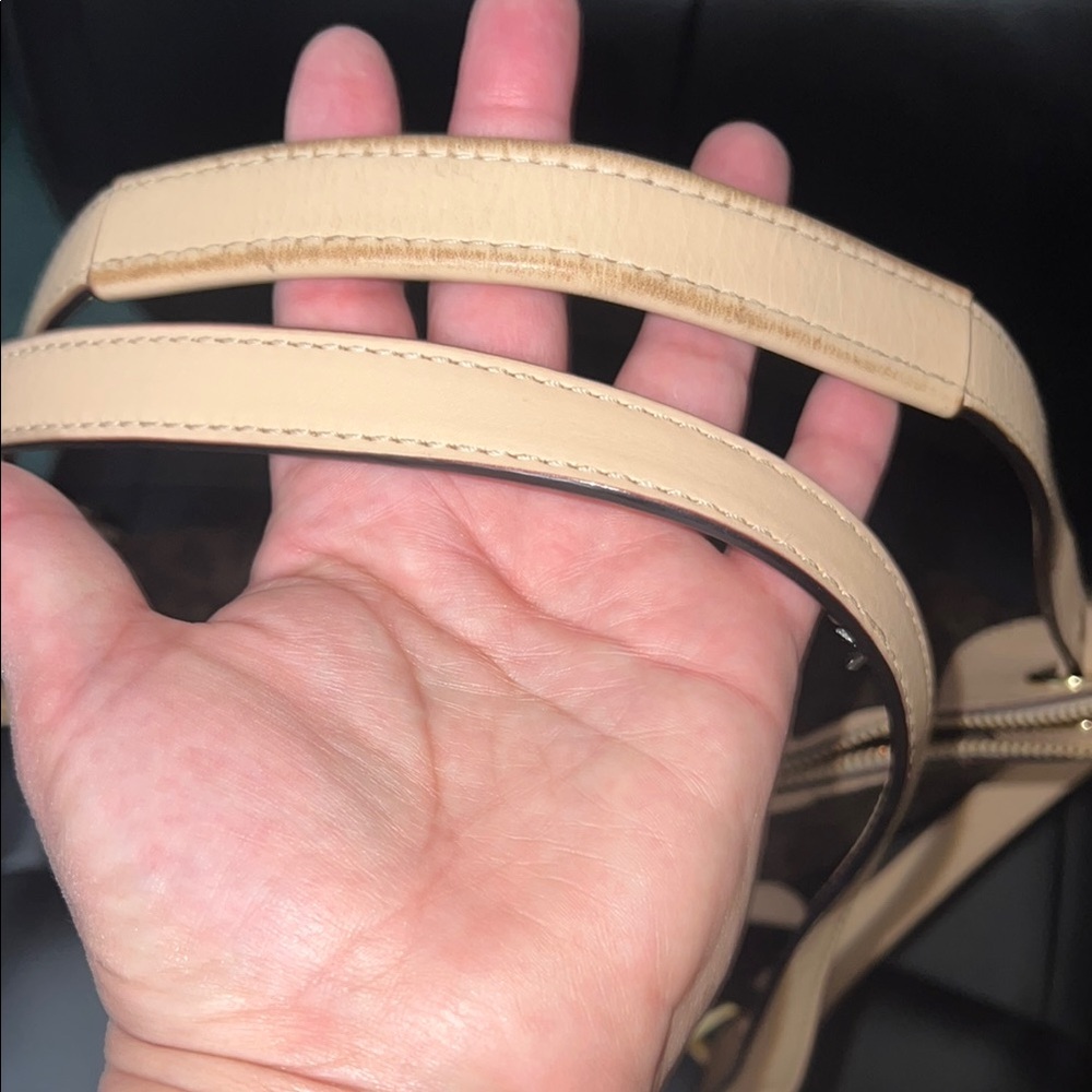 Michael Kors Brown and Tan Shoulder Bag - Picture 7 of 11